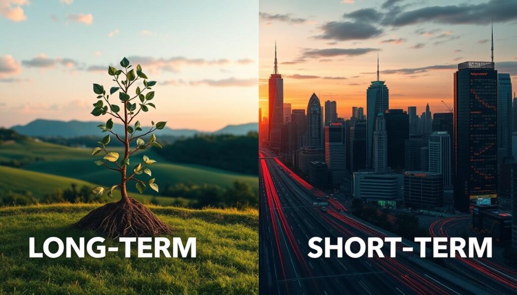 long-term vs. short-term tech investing