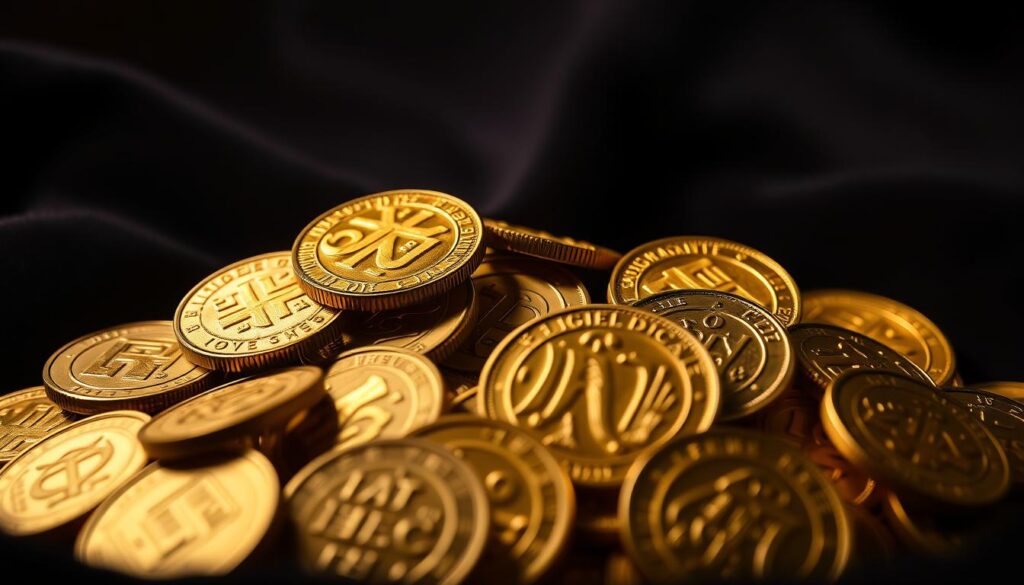gold coins