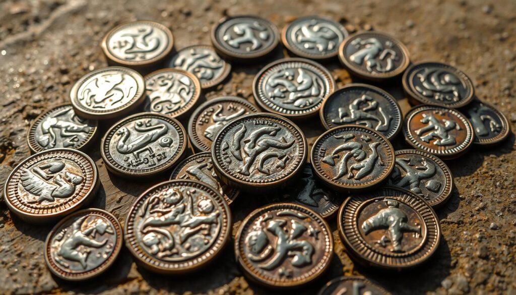 metal coins